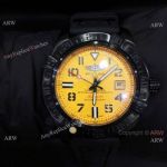 AAA Clone Breitling Avenger II Seawolf Watch Yellow Dial with Arabic Markers_th.jpg